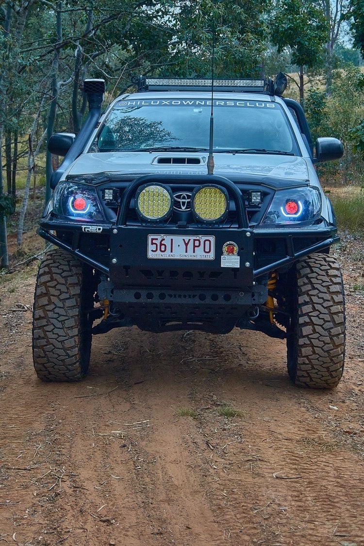 Pre Face Lift N70 Hilux Angry Eyes White/Amber