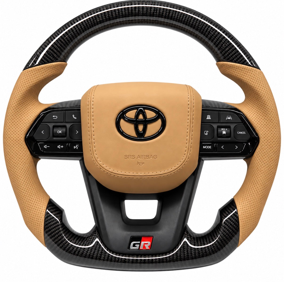 MSN Custom Steering Wheel (beige)
