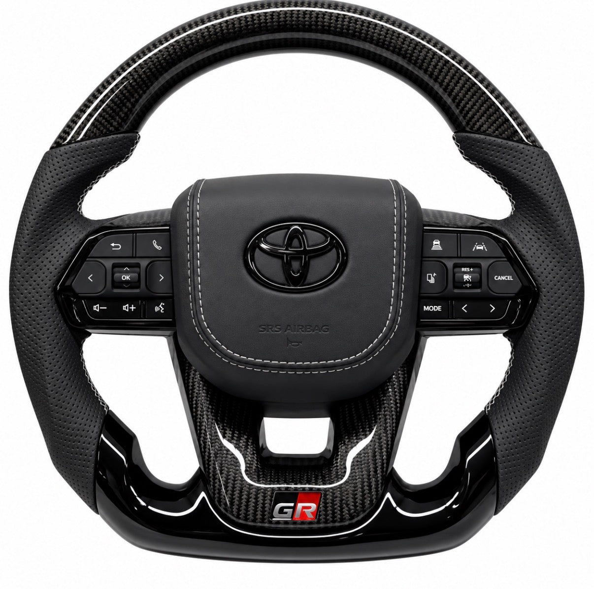 MSN Custom Steering Wheel (black and carbon)